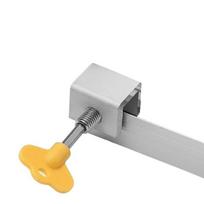 Adjustable Aluminum Sliding Window Lock with Key Keyed Security Lock for Home Office School Child Protection
