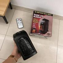 Portable Mini Electric Wall Plug Heater Compact Room Warmer Fan Radiator for Bedroom Office and Household Use EU juoda