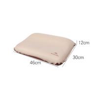 1PCS Memory Foam Portable Inflatable Pillow for Outdoor Camping Travel Hiking Relaxation - Lightweight Compact Design balta