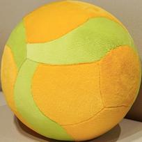 New Amusing Lifelike Volleyball Plush Toys Stuffed Full Colorful Volleyball Doll Soft Throw Pillow Creative Home Decor Kids Toys 9cm pendant