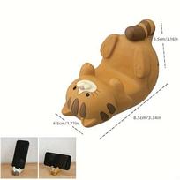 1Pc Creative Cute Cartoon Cat Phone Holder Resin Animal Cell Phone Stand for Desktop Office Home Desk Decoration Cat Lovers Gift tigras