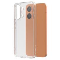 LeReach TOC For Xiaomi Poco X8 Pro Max Case Ultra-thin Crystal Clear Soft TPU + Acrylic 360 Back Cover Protection Poco X8 Pro Max gryna
