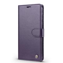 Flip Leather Case for Samsung Glaxy A15 A25 A35 A55 A16 A36 A56 S24 S25 Ultra S23 S22 S21 FE S20 Plus Anti theft Wallet Cover for Samsung S22 violetinė