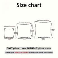 Vikama Bohemian Paisley Floral Mandala Pillowcase, Perfect For The Living Room, Bedroom, Or Sofa Peach skin 18*18(CM)-1Pcs