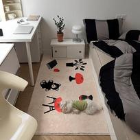 Smagus ir mielas svetainės kilimėlis, kavos staliuko padėkliukas, prieškambario, miegamojo, lovos šono kilimėlis, flanelinis, lengvai valomas, skalbiamas mašinoje, grindų kilimas 40x60cm