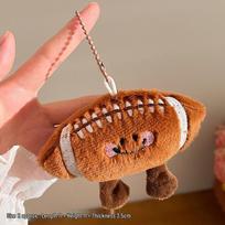 World Cup Football Plush Keychain Doll - Cartoon Sports Charm Gift