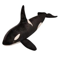 50cm-130cm Realistiškas Orcinus Orca Juodasis Banginis Pliušiniai Žaislai Didelė Žuvis Medžiaginė Lėlė Ryklys Iškamšioti Jūros Gyvūnai Vaikų Gimtadienio Dovana 50vm