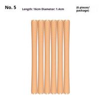6pcs Heatless Hair Curler No Heat Hair Rollers Soft Curling Rod Pull Core Lazy Curls Flexi Rods Wave Formers Hair Styling Tools