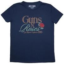 Guns N Roses Ladies Tshirt California 1985 (Small) S