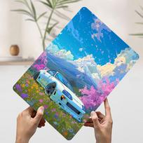 Fuji Cherry Blossom Supra MK Poster Customized Wall Art Vintage Metal Signs Retro Tin Plaque for Man Cave House Desk Decor Home 20x30cm（7.8x11.8inch）