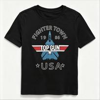 Top Gun 40th Anniversary Fighter Men's T-shirt Cotton Unisex summer Retro Fashion Streetwear Shirt S