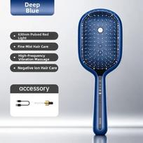 Anti-Frizz Red Light Spray Massage Comb Hair Care 2-In-1 Misting Hair Brush  Women mėlyna