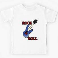 Rock N' Roll Guitar Kids T-Shirt 140