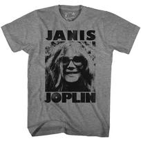 Janis Joplin Big Face Photo Men's T Shirt Rock & Soul Music Merch L