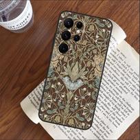 William Morris Case For Samsung Galaxy S26 Ultra S24 S23 S22 S21 S25 Ultra S10 S20 Plus S25 FE Cover Coque For Galaxy S10