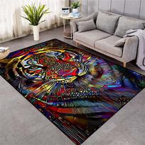 Madingas tigro rašto kilimas ant grindų 3D gyvūnų spausdintas didelis kilimas svetainė, minkštas vonios kilimėlis, sugeriantis neslystantis 40x120cm