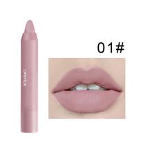 12 Colors Velvet Matte Lipsticks Pencil Waterproof Lasting Red Sexy Lip Stick Cup Tint Non-Stick Lip Long Lasting Moisturizing