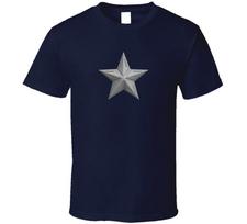 Sidabrinė Krūtinės Žvaigždė Kapitonas Amerika Laivyno T-shirt 4XL gray