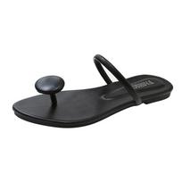Casual Couple Flip-flops Women Simple Non-slip Wear Slippers for Woemn 2024 Fashion Comfortable Flat Beach Shoes Female 35 juoda