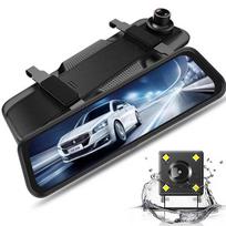 Mirrored Dash Camera, Rear Camera, Mirror Type, Telescopic 1080P, 10-inch IPS Touchscreen, 170° Wide public