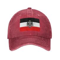Individualus Vokietijos imperijos vėliavos beisbolo kepuraitė vyrams moterims medvilninė reguliuojama Vokietija Deutschland Didžiuojasi tėtis kepurė Performance Baseball Cap gray
