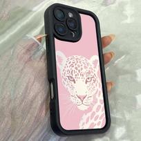 JT418 Pink Modern Leopard for iPhone 17 16 15 14 13 Pro Max Samsung S26 S25 Ultra A17 A07 A56 A16 A14 Xiaomi 15T Redmi 15c Note 14 13 12 11 Soft Case for iPhone 5/5s juoda