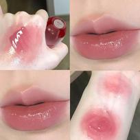 HERORANGE Mirror Bloom Heart Delight Lip Glaze: Moisturizing, Non-Sticky, Long-Lasting, for Youthful and Whiter Lips. 2g