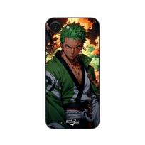 Case For iPhone SE 2024 One piece Zoro manga anime 3D art Maniacase juoda