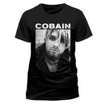 26 Kurt Cobain Face Official Nirvana Rock Tee T-Shirt Top Clothing Mens Ladies Wome Unisex T-Shirt XXXXL black