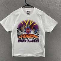 Vintage Detroit Pistons Shirt Mens Large White NBA Basketball 1990 Champions 90s 2XL