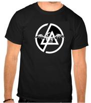 Linkin Park Rock Music Logo Black 100% Cotton T-shirt Mens Tees Top -1206- S