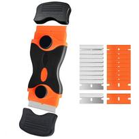 Razor Blade Scraper Double Edge Razor Scraper Remover Tool with Razor Blades for Labels Stickers Decals Removal Tint Vinyl