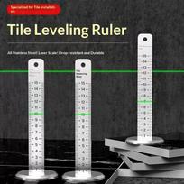 1Pcs Double-Side Precision Scale Equal Height Ruler Practical Multipurpose Stainless Steel Lay Floor Tile Special Ruler