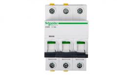 Grandinės pertraukiklis 3P C 16A 6kA AC iC60N-C16-3 A9F04316