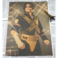 Michael Jackson Retro Klasikinis Kraft Popieriaus Plakatas Svetainei, Miegamajam ar Baro Dekoruoti White card paper (non-adhesive) 30*42 cm beige