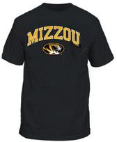 Missouri Tigers Men's Black Arch College Short Sleeve T shirt M