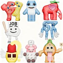 New 3-3.5in Steal a Brainrot Figures Action Ornaments Funny Game Peripheral PVC Toy Model Home Decoration Kids Gift Figures Toys Collection