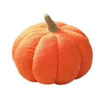 Pliušinės moliūgų pagalvės, minkštos ir patogios metamosios pagalvės, Helovino, Padėkos dienos, estetiškos rudeninės pagalvėlės svetainei 23cm oranžinė