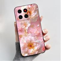 Phone Case For ZTE Blade A56 BladeA56 Pro Casing Luxury Fashion Butterfly Flowers Black Soft TPU Silicone Protective Cover Shell ZTE Blade A56