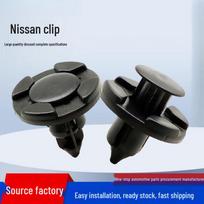 8mm Black Plastic Rivets for Nissan Fender Bumper Fasteners 20 pieces/bag juoda
