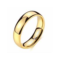 Elegantiškas 18K aukso titano plieno žiedas moterims - Aukštos klasės poros žiedas Size 11 beige