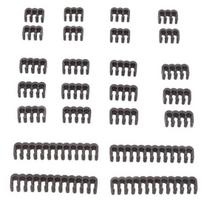 24Pcs/Set PP Cable Comb Reusable Organizer Cord Power Cable Clamp 6/8/24Pin Computer Management for Desktop juoda