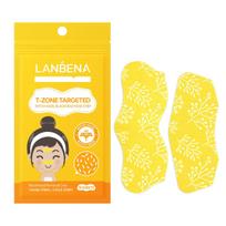 LANBENA Witch Hazel Blackhead Nose Strips - Golden Edition (2 packs, 5 strips each) T-Zone Nose Strips 2*5pcs