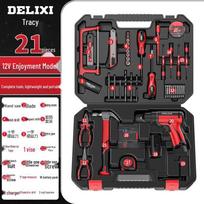 DELIXI Cordless Electric Drill & Screwdriver Kit CN plug (adapter included)