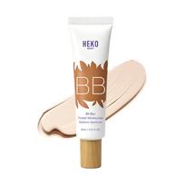 HEKO BEAUTY Waterproof BB Cream Concealer with Brush - Long-Lasting, No Smudge/Transfer Foundation. 30ml white