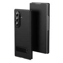 PU Leather Magnetic Flip Book Phone Case With Metal Kickstand Holder For Galaxy Z Fold 7 Z Fold 6 Z Fold 5 Z Fold 4 Galaxy Z Fold4 juoda