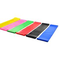 Hot Sale Gym Resistance Bands Set Bulk Fitness Rubber Rope with TPE Material Loop Type Yoga Exercise Bands 500*50*0.4mm raudona