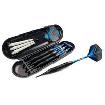Hot Sale 3pcs Plastic Tip Darts Case Set Soft Nylon Tip Darts Aluminum Shaft PET Flights Iron China Dart Factory mėlyna