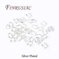 14K Gold Plated Wire Protectors Wire Guard Guardian Protectors Loops U Shape Accessories,Clasps Connectors For Jewelry Making 5mmx4.5mm-50pcs