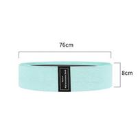 Oem Fitness Resistance Bands Loop Non-slip Elastic Polyester Tension Ropes Legs Butt Lifting Body Stretching Body Workout Yoga žalia